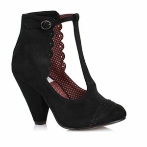 Chic Black Women's T-Strap Heels